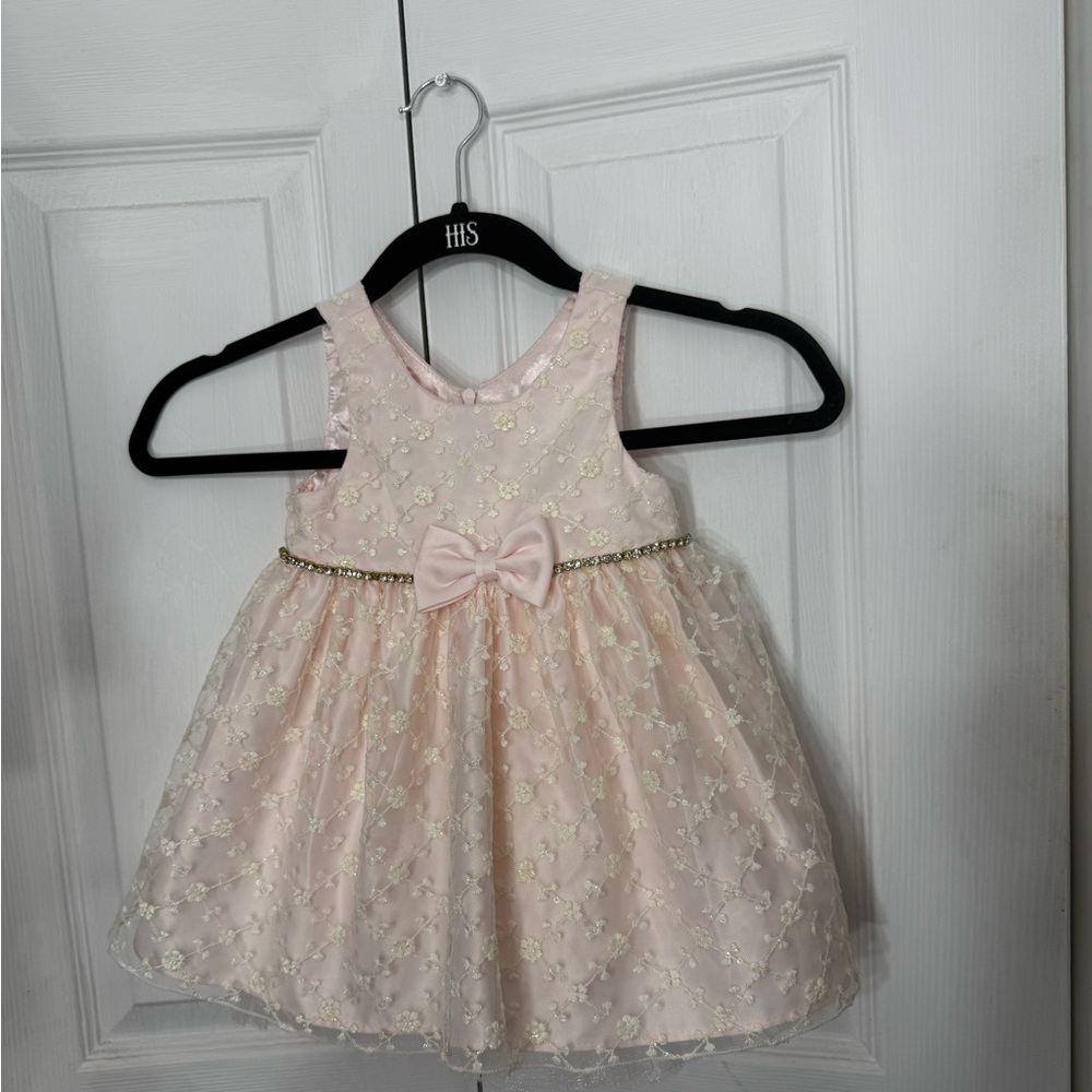 American Princess Light Pink Floral Dress